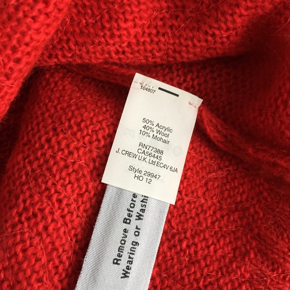 J. Crew red & blue sequin sweater - Picture 4 of 6